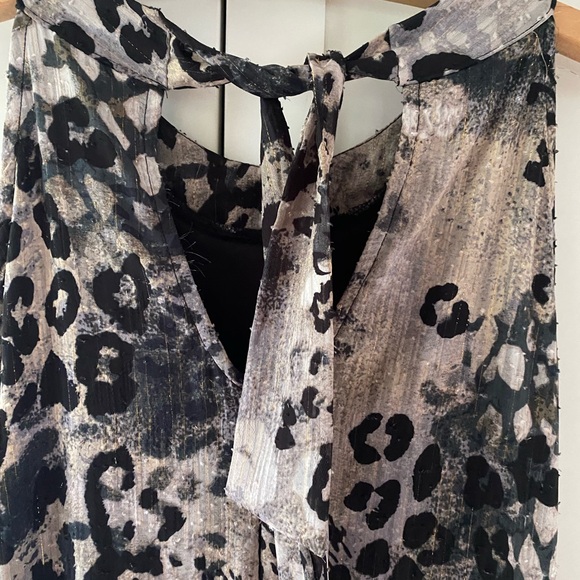 Leopard Print Maxi Dress - Picture 4 of 5